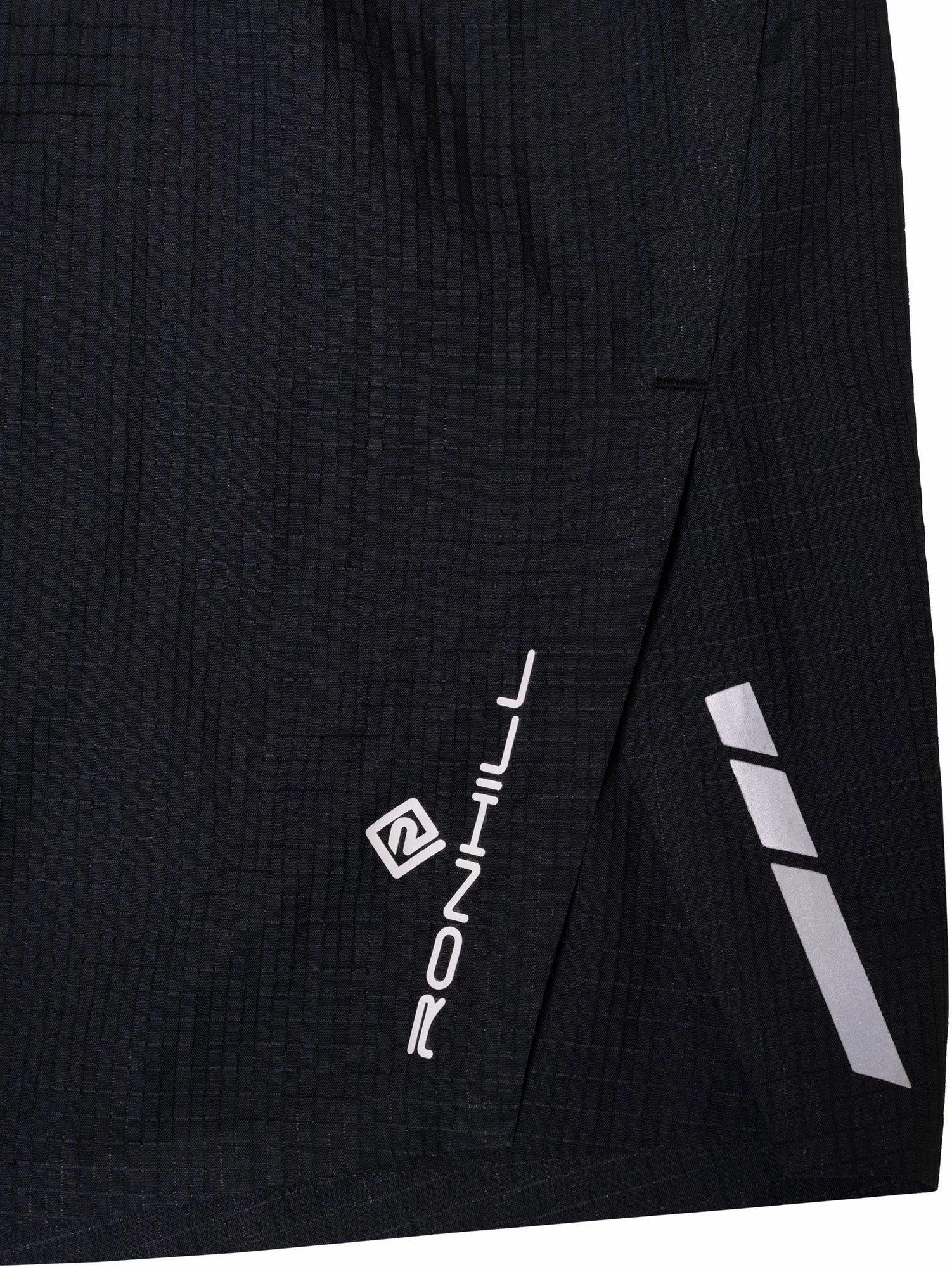 thermal fabric Regular Fit Ronhill Tech Race 5 Inch Mens Running Shorts - Black