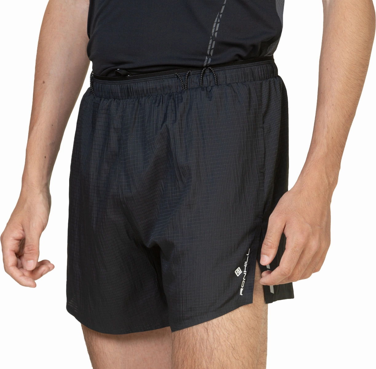 Travel Shorts Ronhill Tech Race 5 Inch Mens Running Shorts - Black