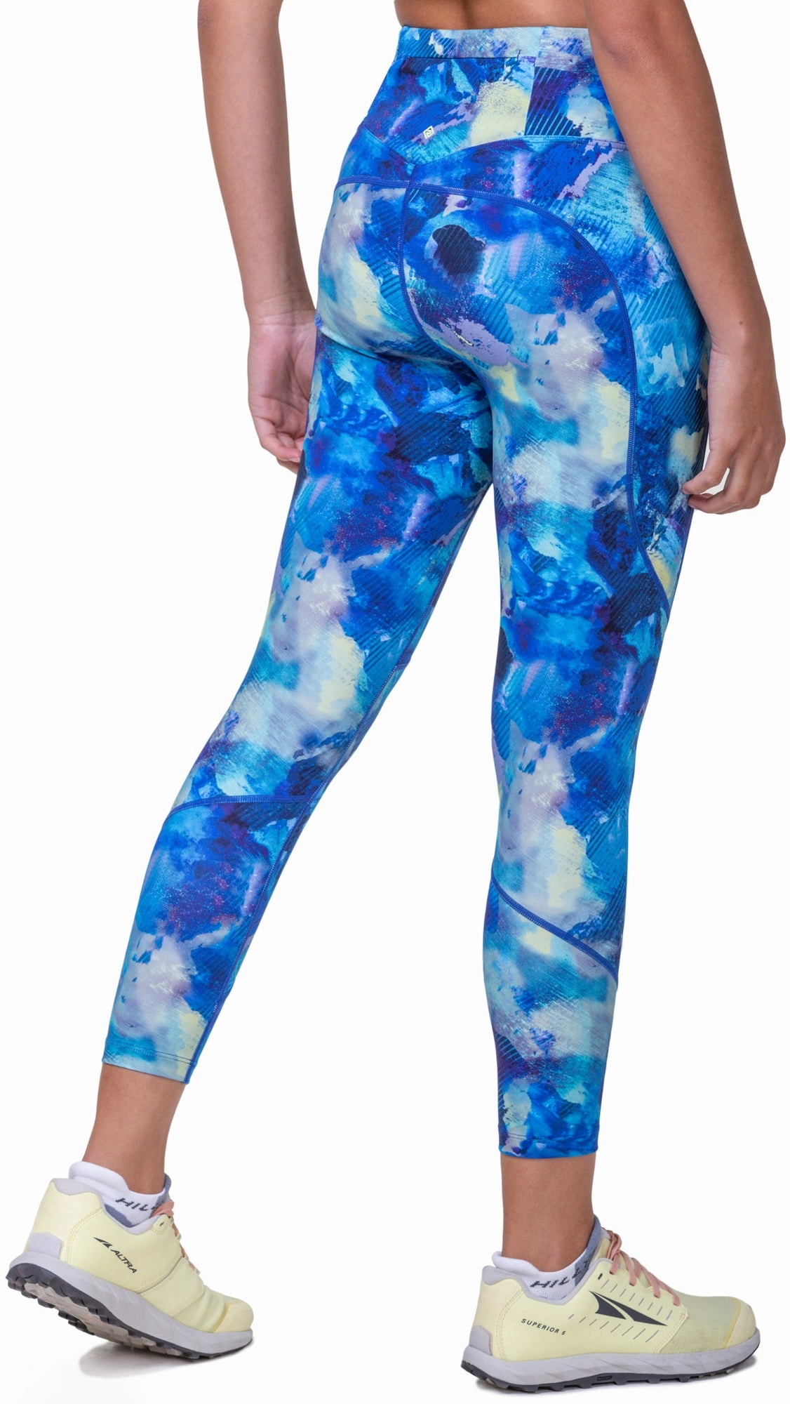 Tough Build Ronhill Tech Womens 7/8 Running Tights - Blue