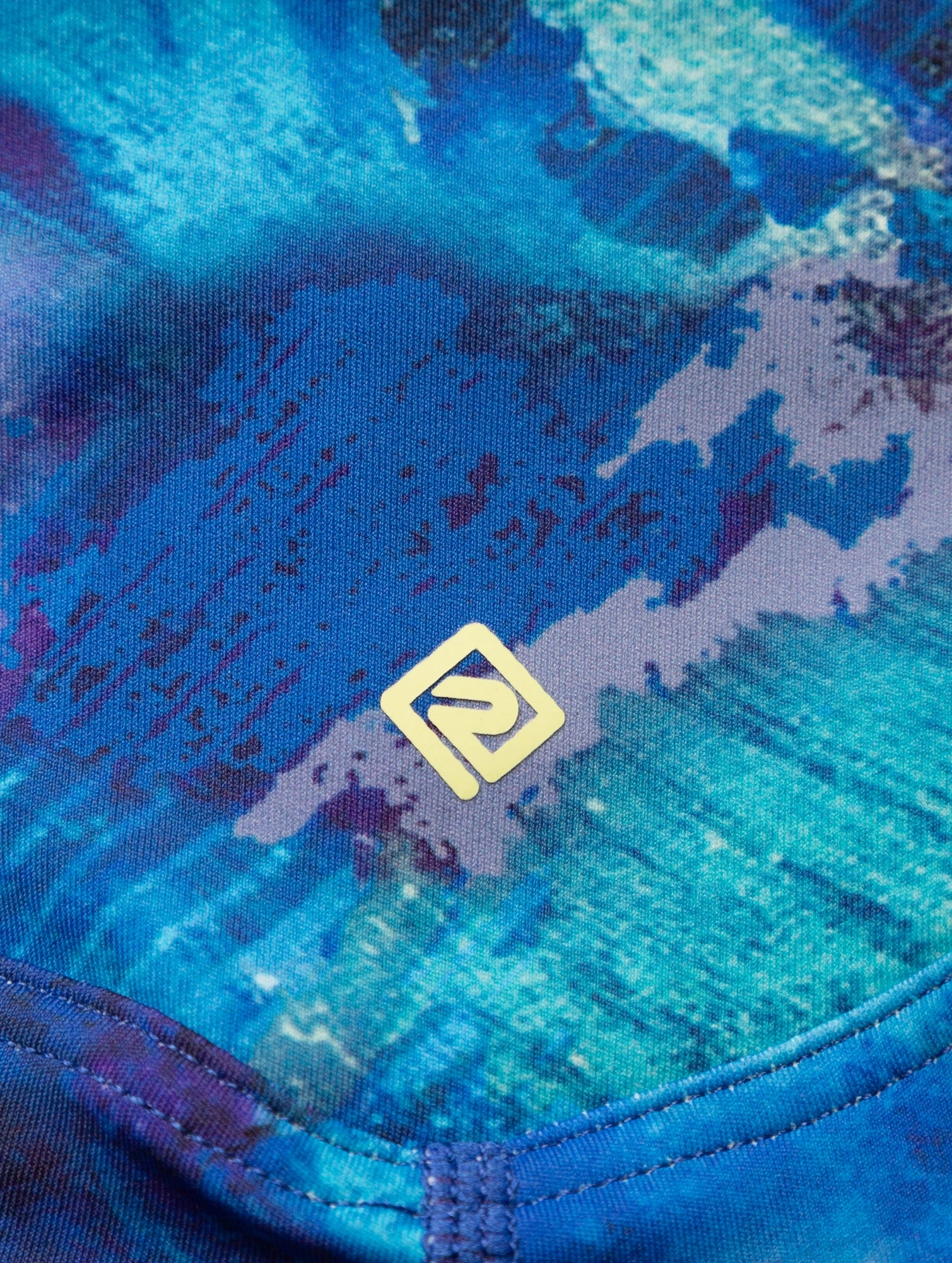 Ronhill Tech Womens 7/8 Running Tights - Blue Abrasion resistant Crisp Look