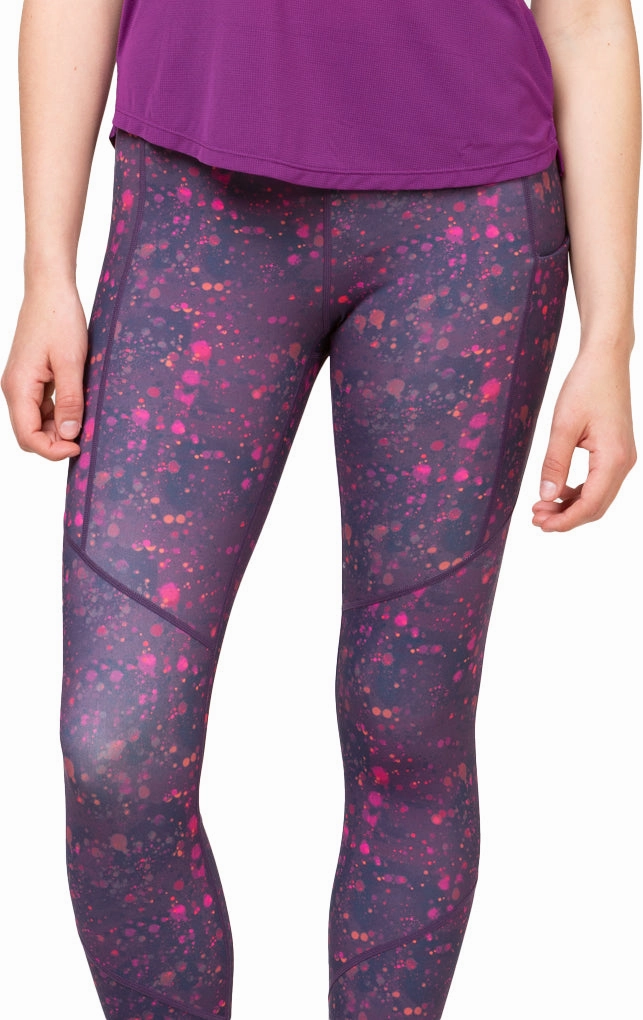 Breathable Stretch Modern Cut Ronhill Tech Womens 7/8 Running Tights - Purple