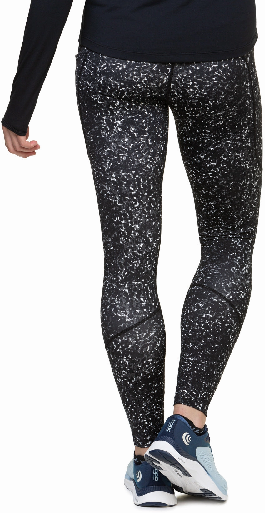 Slim and Sleek Ronhill Tech Womens Long Running Tights - Black