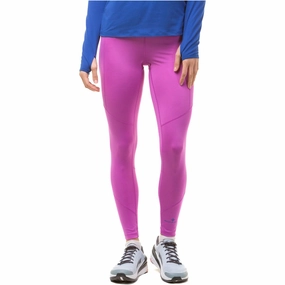 Ronhill Tech Womens Long Running Tights - Purple Eco Shopper Evening Walk