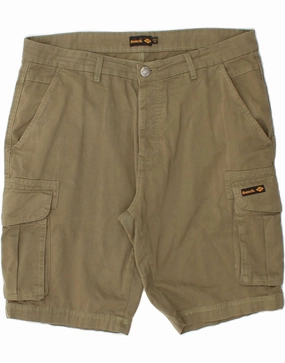 BENCH Mens Cargo Shorts XL W38  Khaki Cotton Fair trade