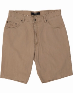 PIONEER Mens Casual Shorts W36 Large  Beige Cotton AntiStaticCoating