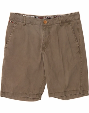 NAPAPIJRI Mens Chino Shorts W32 Medium Khaki Sport Motion Fashionable Look