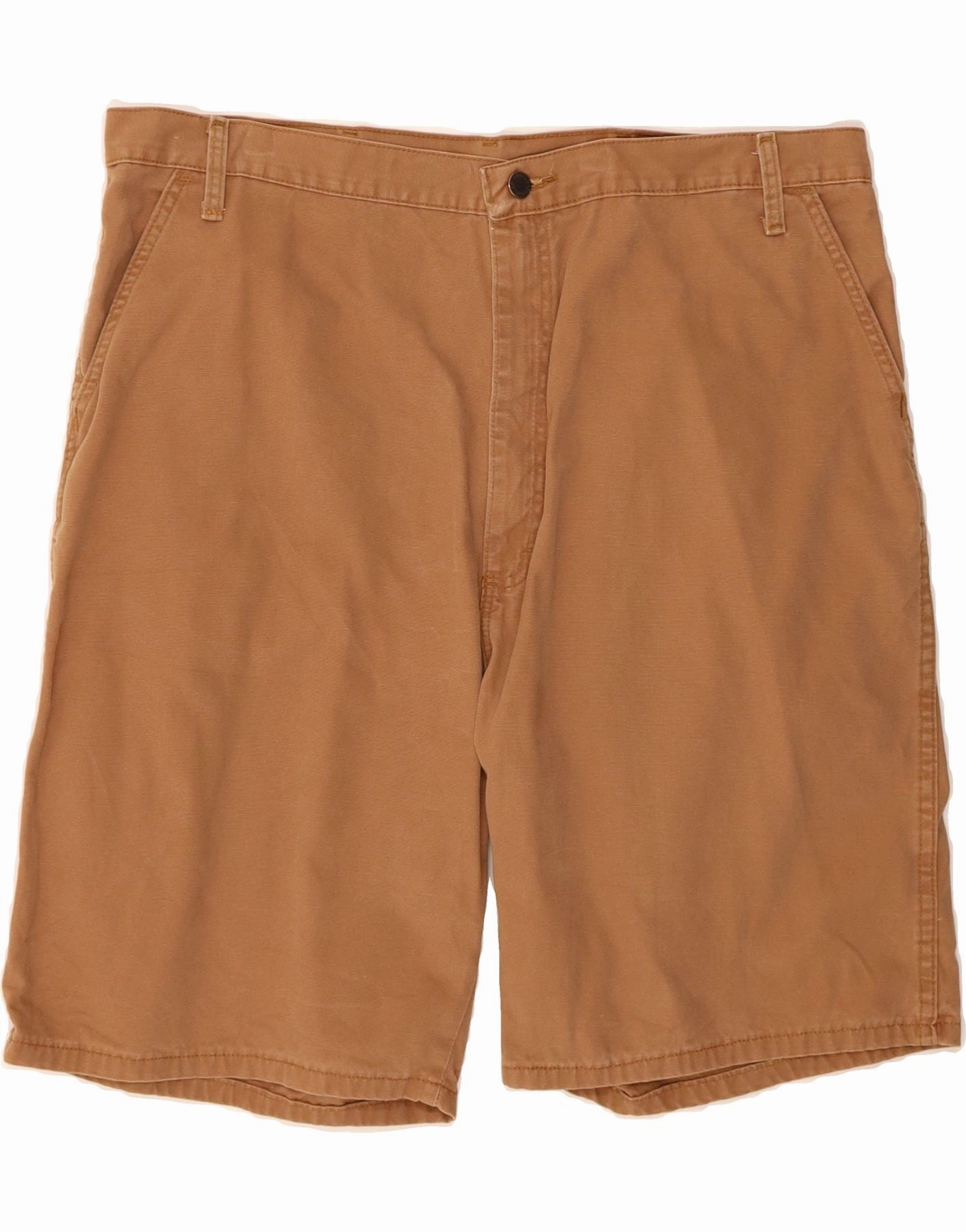 RUSTLER Mens Chino Shorts W40 XL Brown Cotton picnic clothes