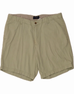 Casual Stretch Comfortable Movement SADDLEBREED Mens Casual Shorts W38 XL Green Cotton