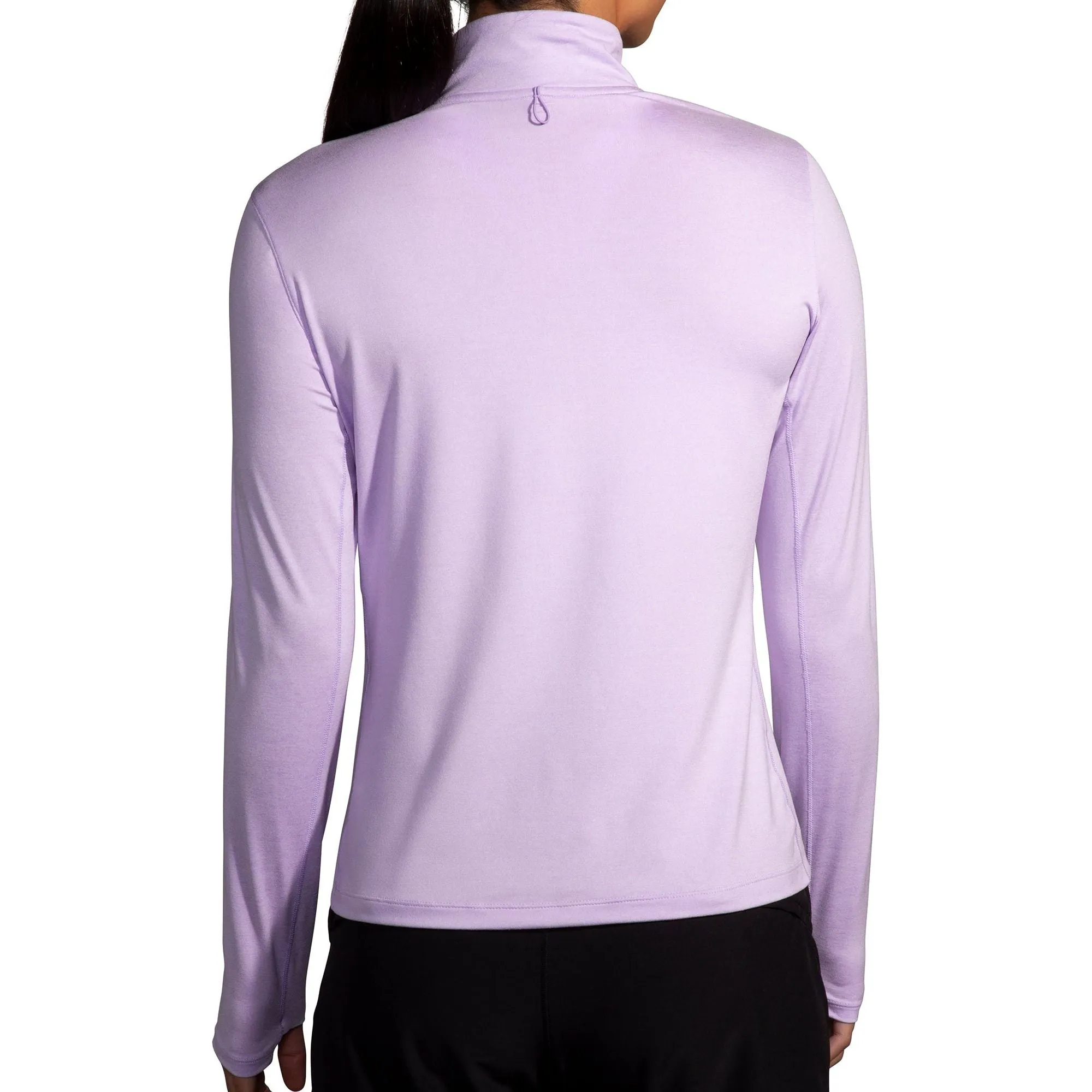 Chic and Cozy Brooks Dash 2.0 Half Zip Long Sleeve Womens Running Top - Purple