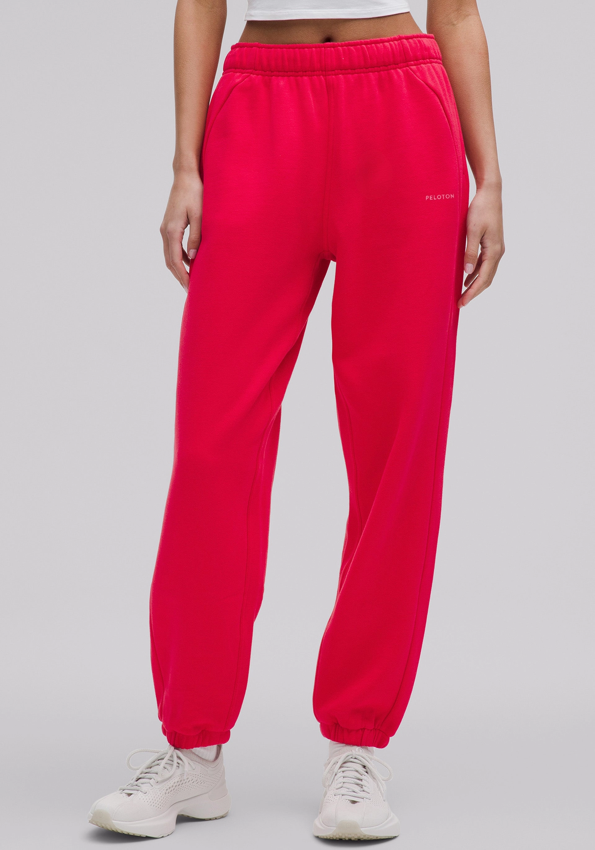 Layered Panel Design Snag Proof Fabric Scuba Mid-Rise Oversized Jogger | Regular