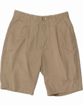 All Day Movement Fit Day Trip Wear SEA BARRIER Mens Pegged Chino Shorts IT 48 Medium W30  Beige Polyester