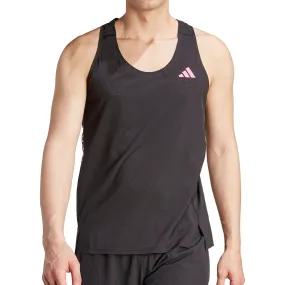 Outdoor Use adidas Adizero Mens Running Vest - Black