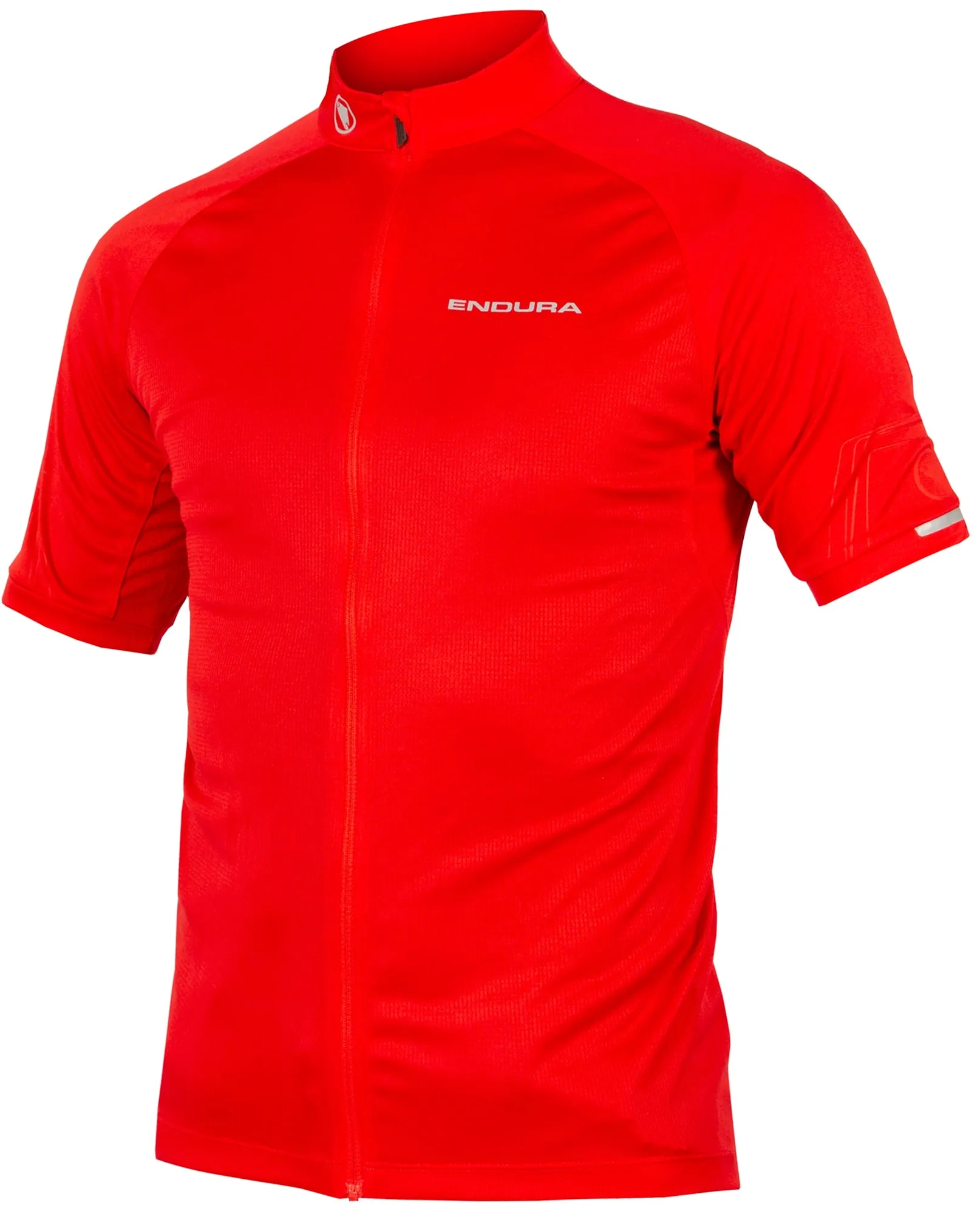 Quick Wear Endura Xtract II Short Sleeve Mens Cycling Jersey - Red