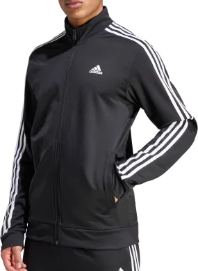 Eco Friendly adidas Essentials Warm Up 3 Stripes Mens Track Jacket - Black