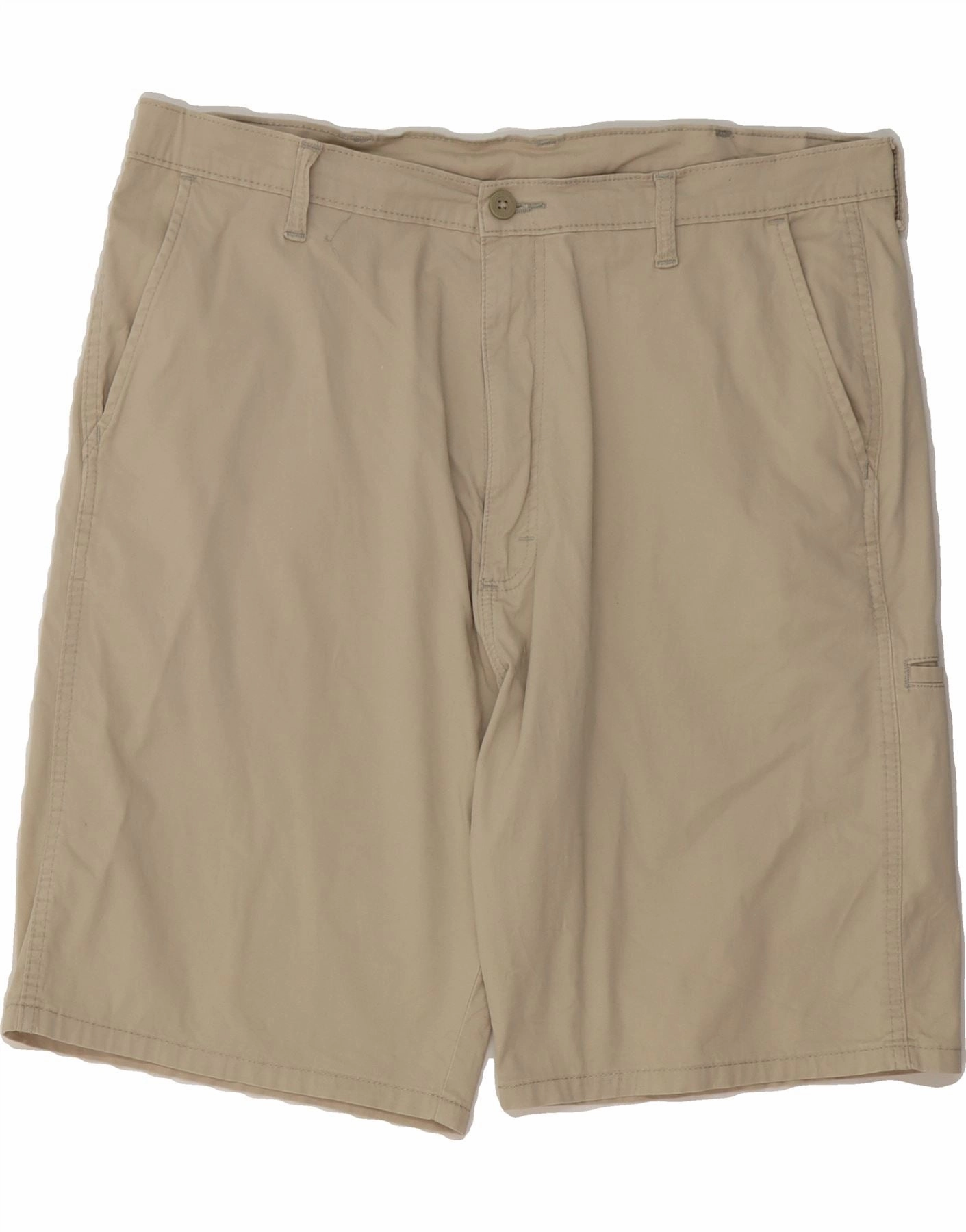 Flex Wear Summer essentials WRANGLER Mens Cargo Shorts W36 Large  Beige Cotton