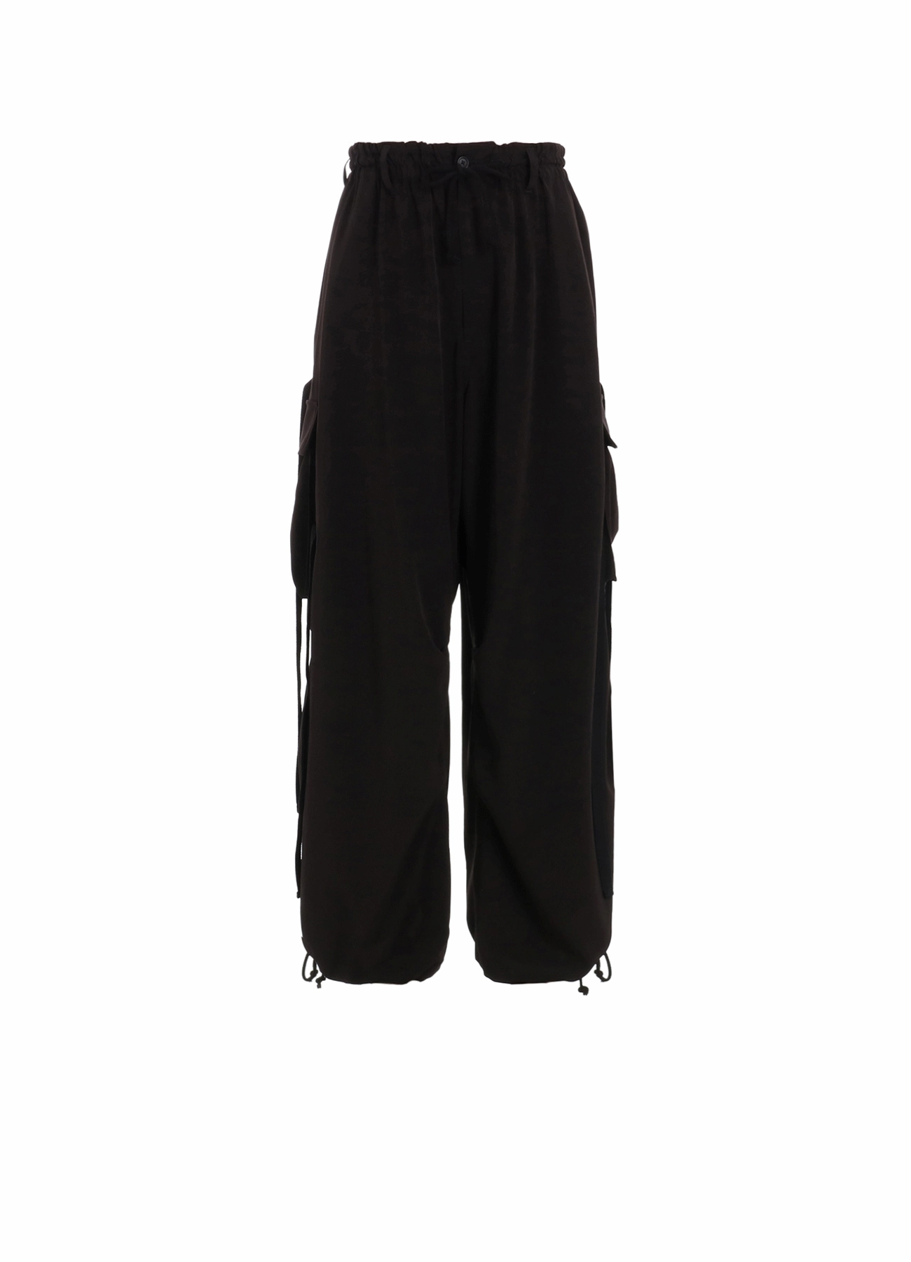 CREPE de CHINE ARMY TECHNO PANTS Flexible Movement