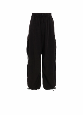 CREPE de CHINE ARMY TECHNO PANTS Flexible Movement