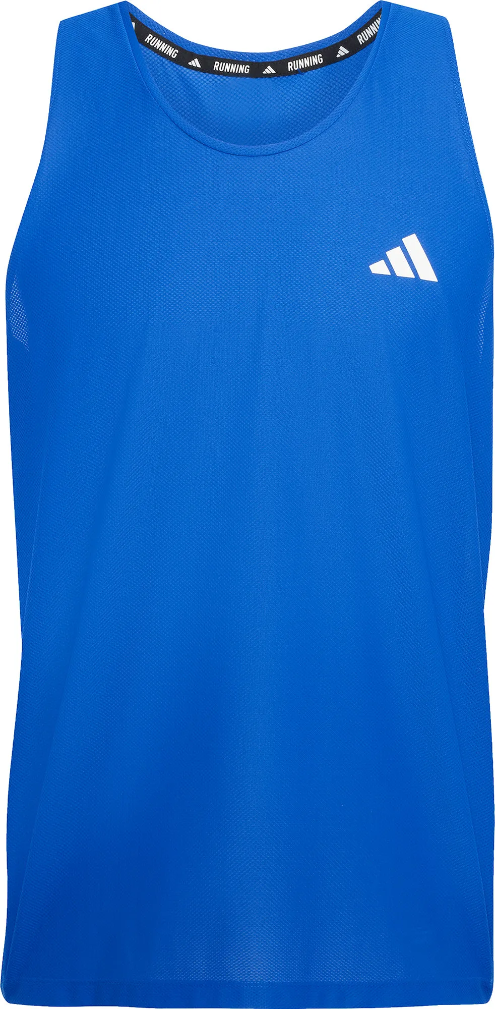 adidas Own The Run Mens Running Vest - Blue defensive role