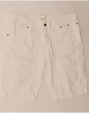 hoodie JECKERSON Mens Casual Shorts W38 XL White Cotton