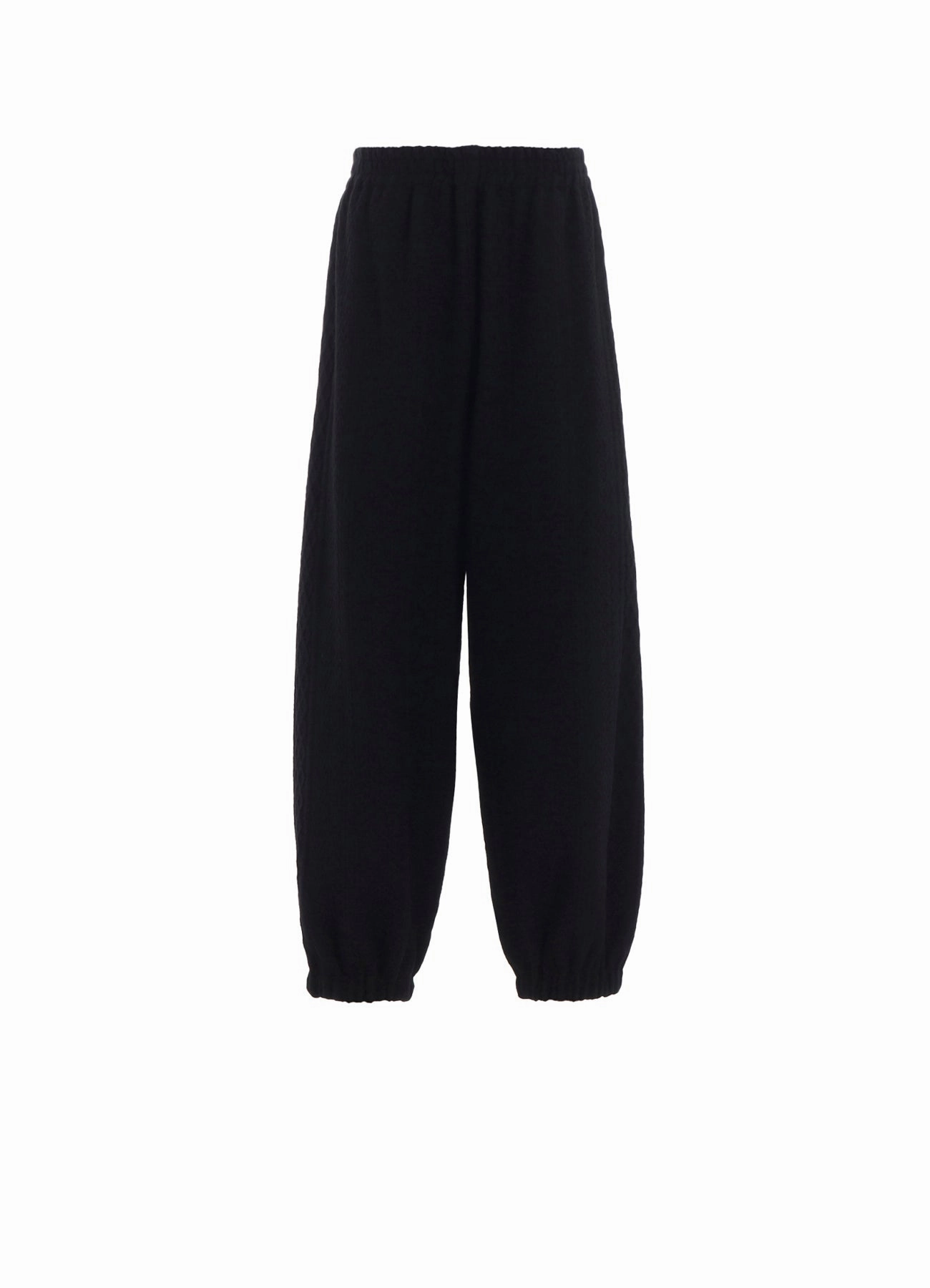 CABLE JQ KNIT ELASTIC WAIST PANTS Warm design