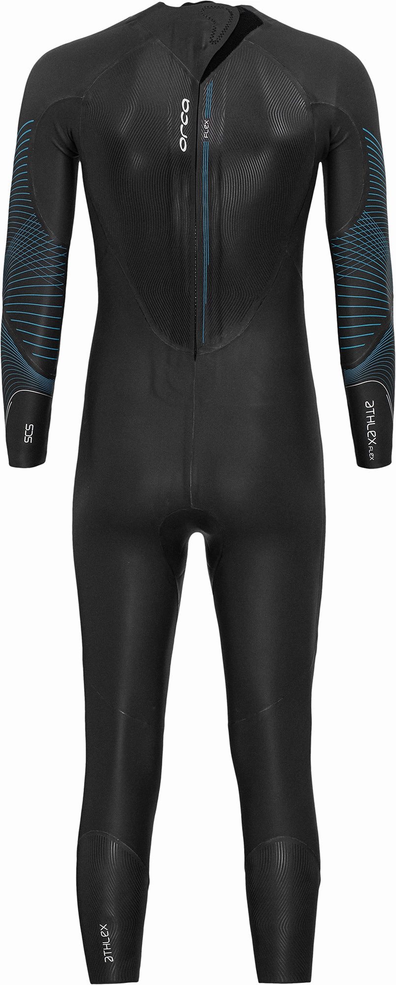 Orca Athlex Flex V2 Mens Wetsuit - Black Reinforced Seams
