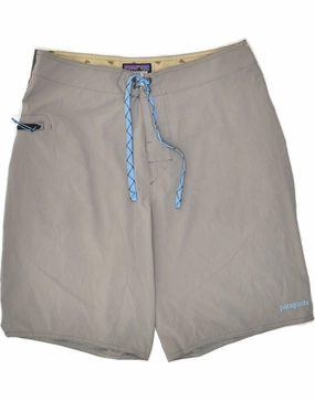 Chill Wear VINTAGE Mens Casual Shorts W33 Medium Grey Polyester