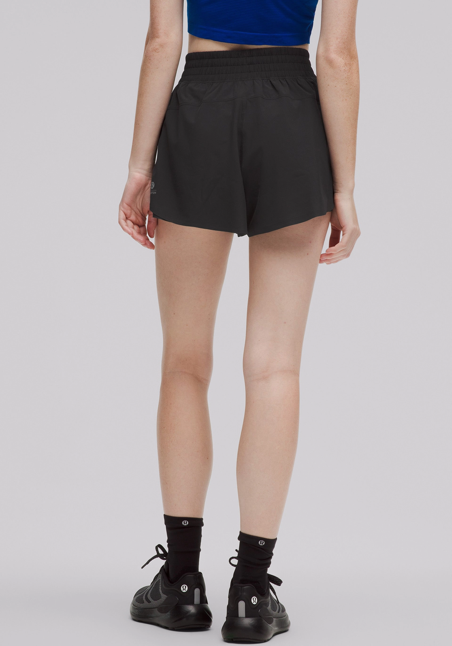 elastic waistband Wide-leg cut Shake It Out High-Rise Running Short 2.5"