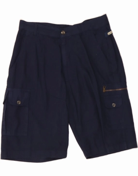 quick dry Soft Finish INVICTA Mens Pegged Cargo Shorts IT 48 Medium W30 Navy Blue Cotton