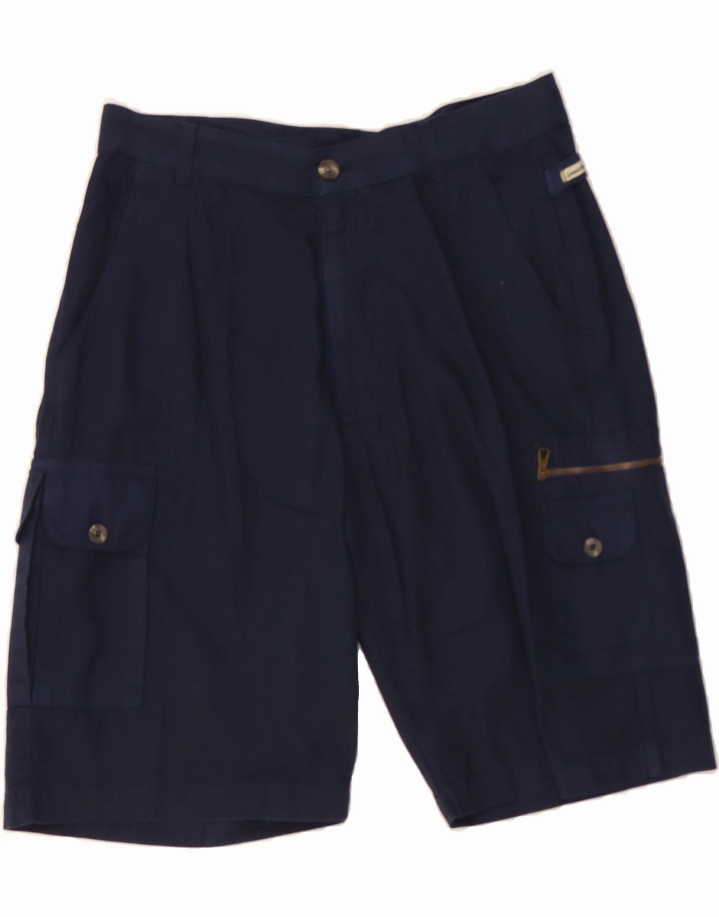 quick dry Soft Finish INVICTA Mens Pegged Cargo Shorts IT 48 Medium W30 Navy Blue Cotton