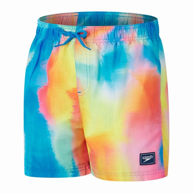 Speedo Boys Digi Printed 13-inch Watershort Quick Drying 4 Way Stretch Material