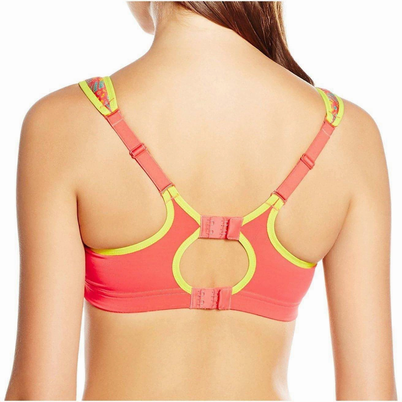 Shock Absorber Active Multi Womens Sports Bra - Multi Hook-and-eye closure Odor Resistant Material