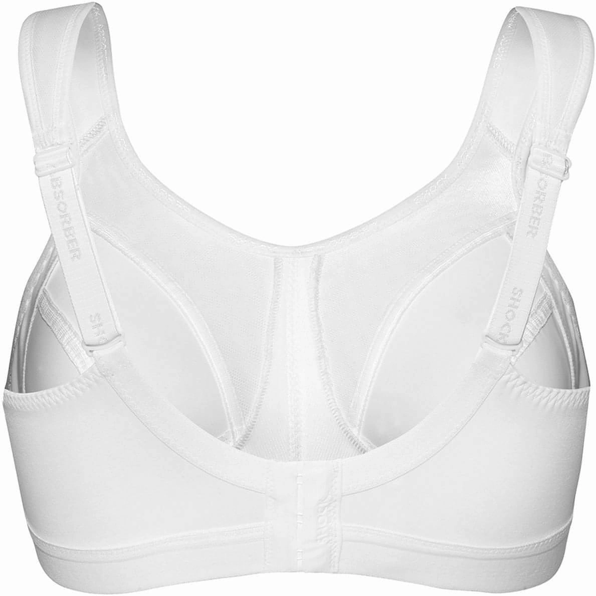 Shock Absorber D  Max Womens Sports Bra - White Soft Material
