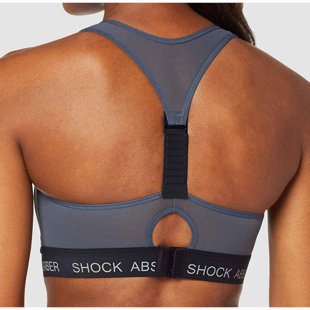Shock Absorber Infinity Power Womens Sports Bra - Black Backless seams