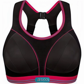Shock Absorber Ultimate Run Womens Sports Bra - Black Fashionable