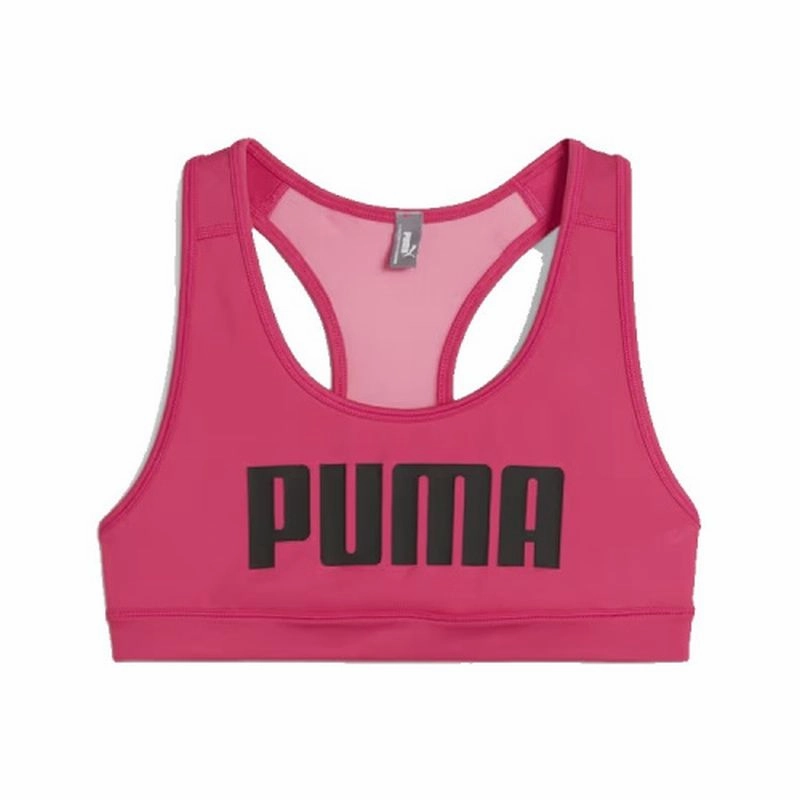 PUMA Mid Impact 4Keeps Womens Training Bra Hemmed edges seams