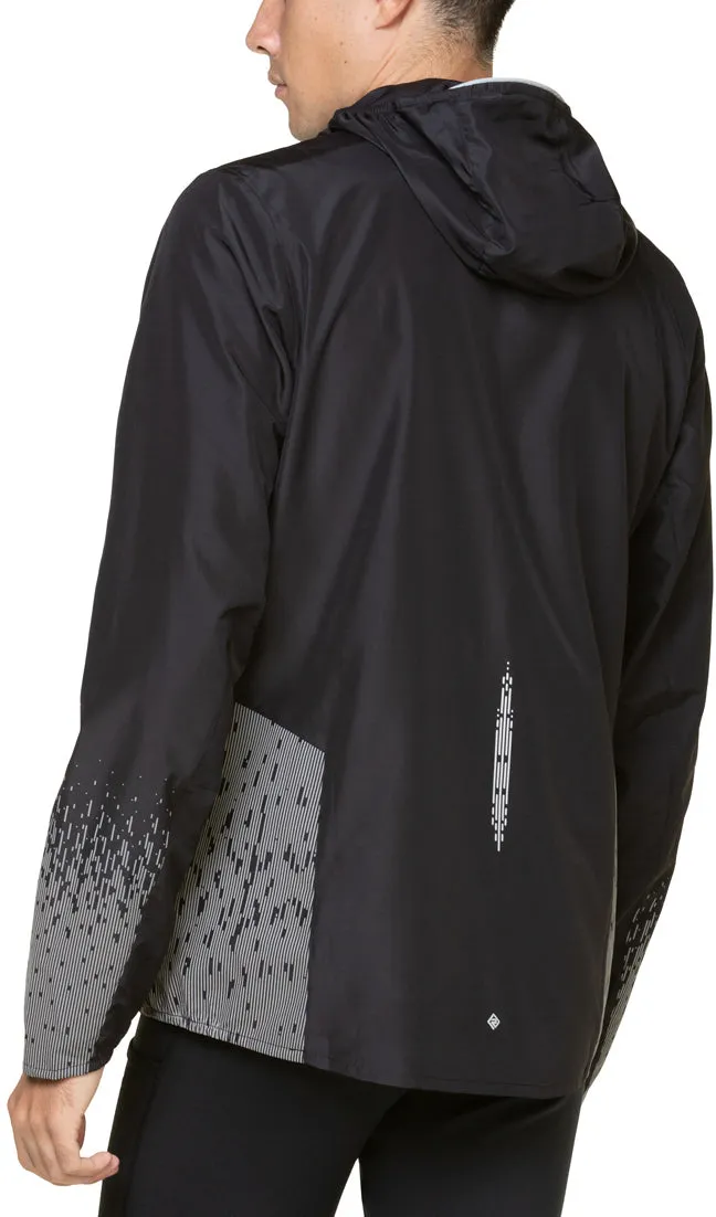 Ronhill Tech Reflect Mens Running Jacket - Black Hike Ready Bus