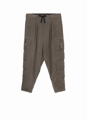 Thermal Regulating AntiPilling SILK LINEN INKED KNEE TAB PADDED PANTS