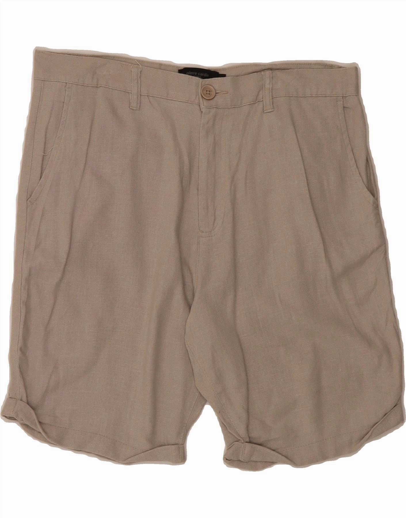 PIERRE CARDIN Mens Chino Shorts W34  Beige vacation look t shirt