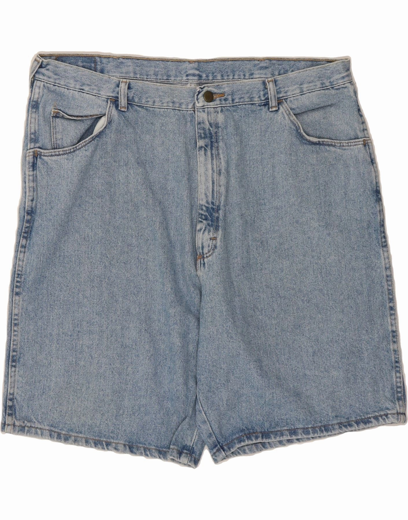 neon colors WRANGLER Mens Denim Shorts W42 2XL Blue Cotton