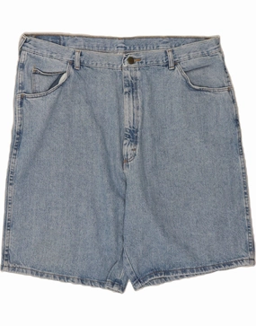 neon colors WRANGLER Mens Denim Shorts W42 2XL Blue Cotton