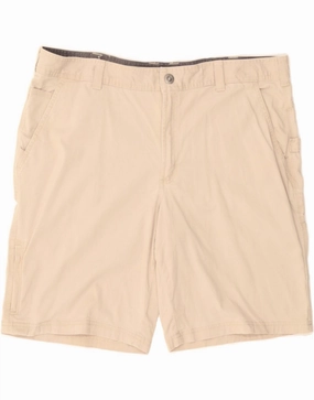 Festival wear COLUMBIA Mens Cargo Shorts W40 XL Beige Cotton