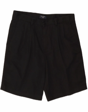 DOCKERS Mens Pegged Chino Shorts W34 Large Black Cotton thermal fabric