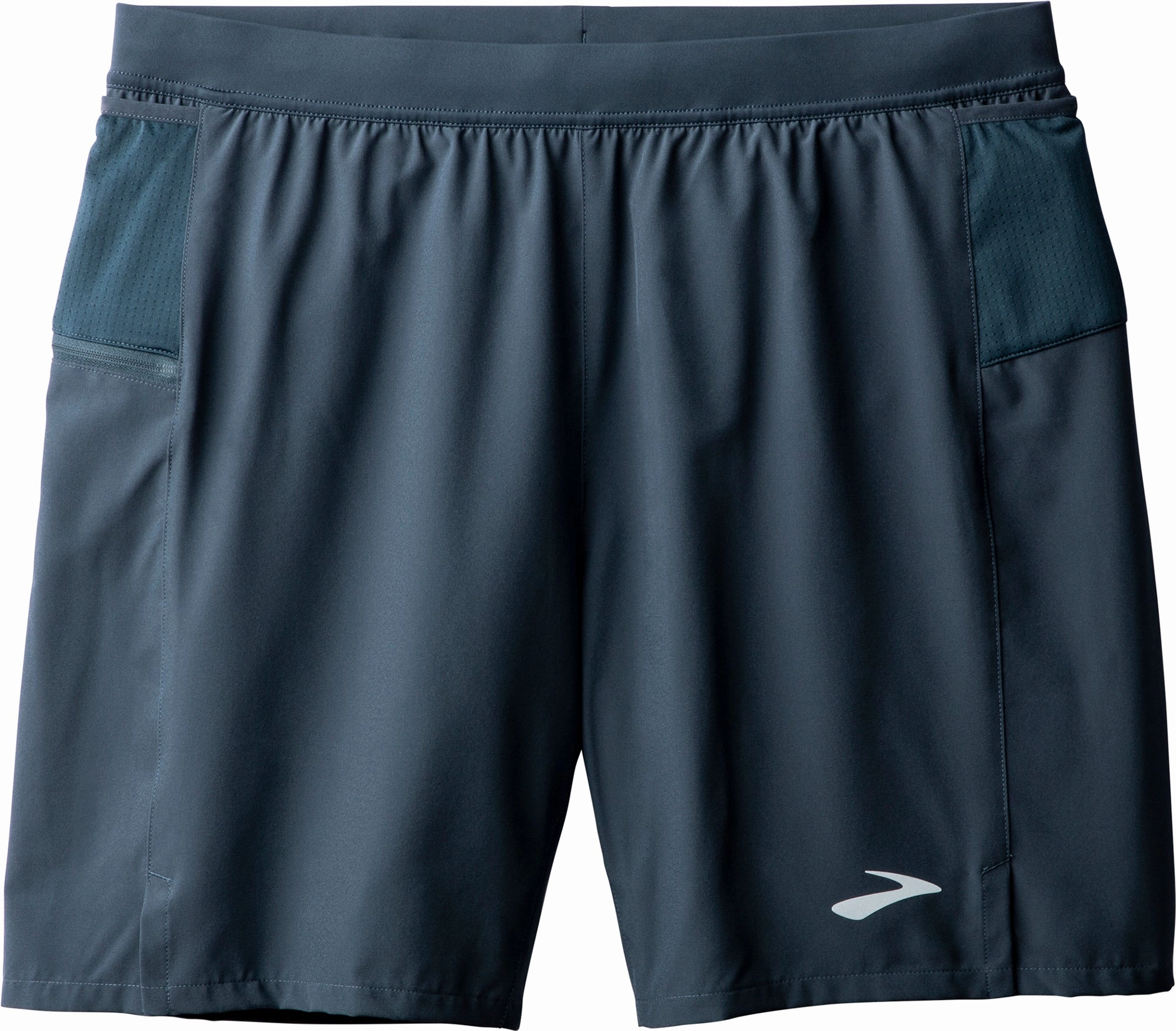 Eye-catching Design Brooks 7 Inch Journey 2 In 1 Mens Running Shorts - Blue