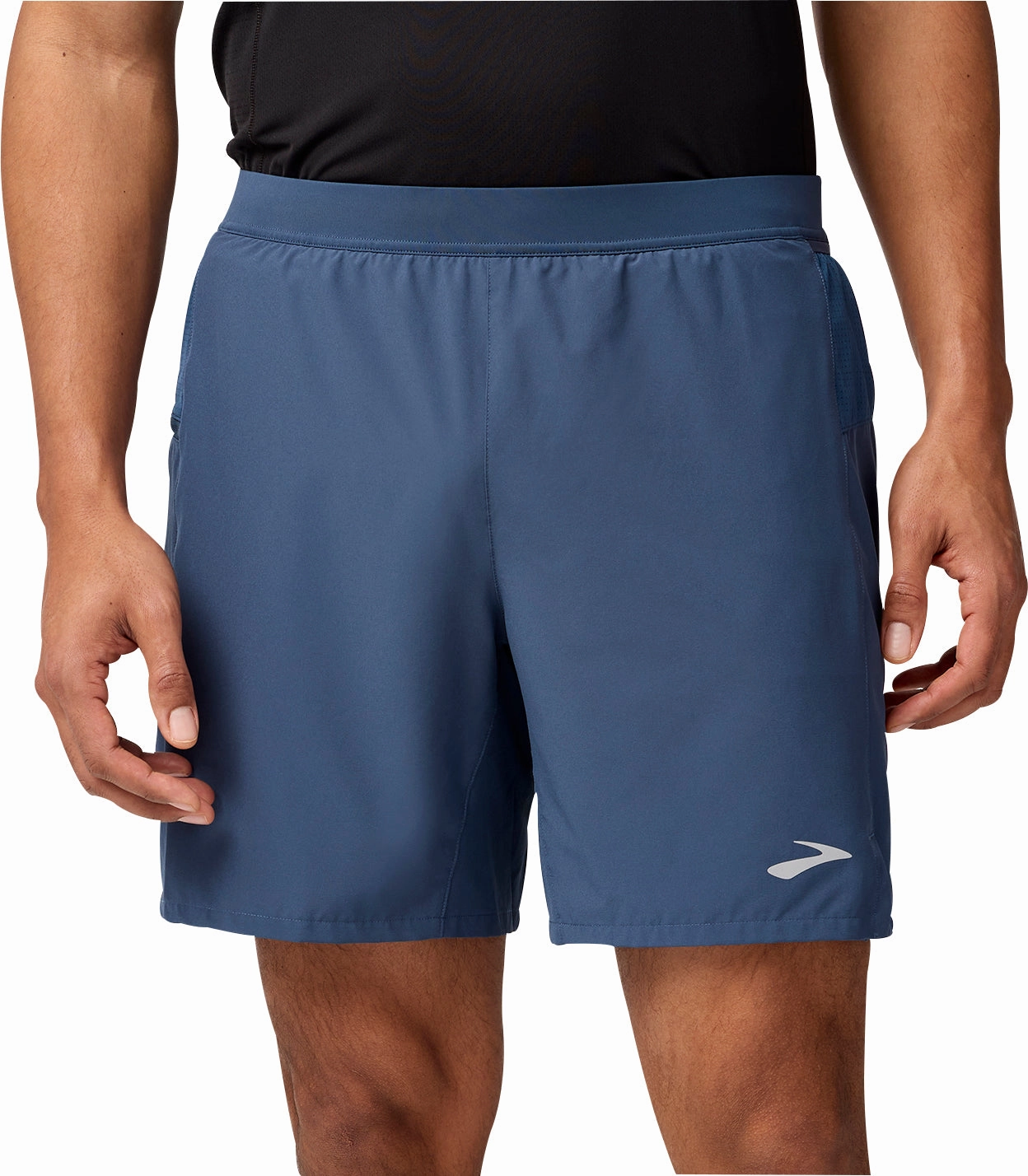 Brooks 7 Inch Journey 2 In 1 Mens Running Shorts - Blue All Day Wear