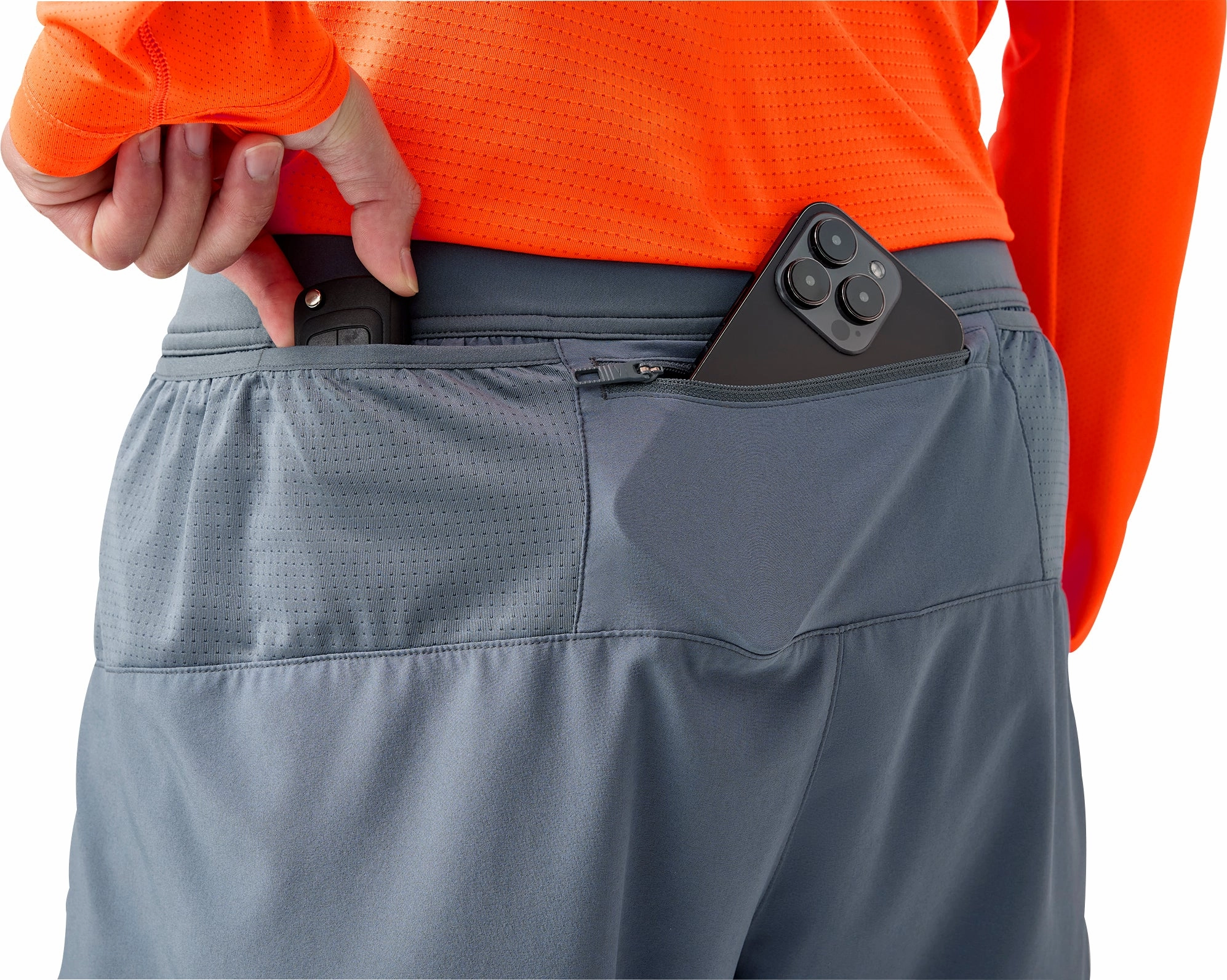 Brooks Journey 5 Inch Mens Running Shorts - Grey Soft Feel beach volleyball gear