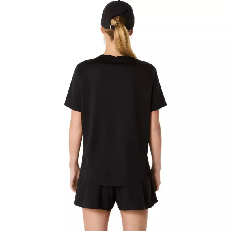 Regular fit normality Preppy ASICS Womens Silver SS Running Top