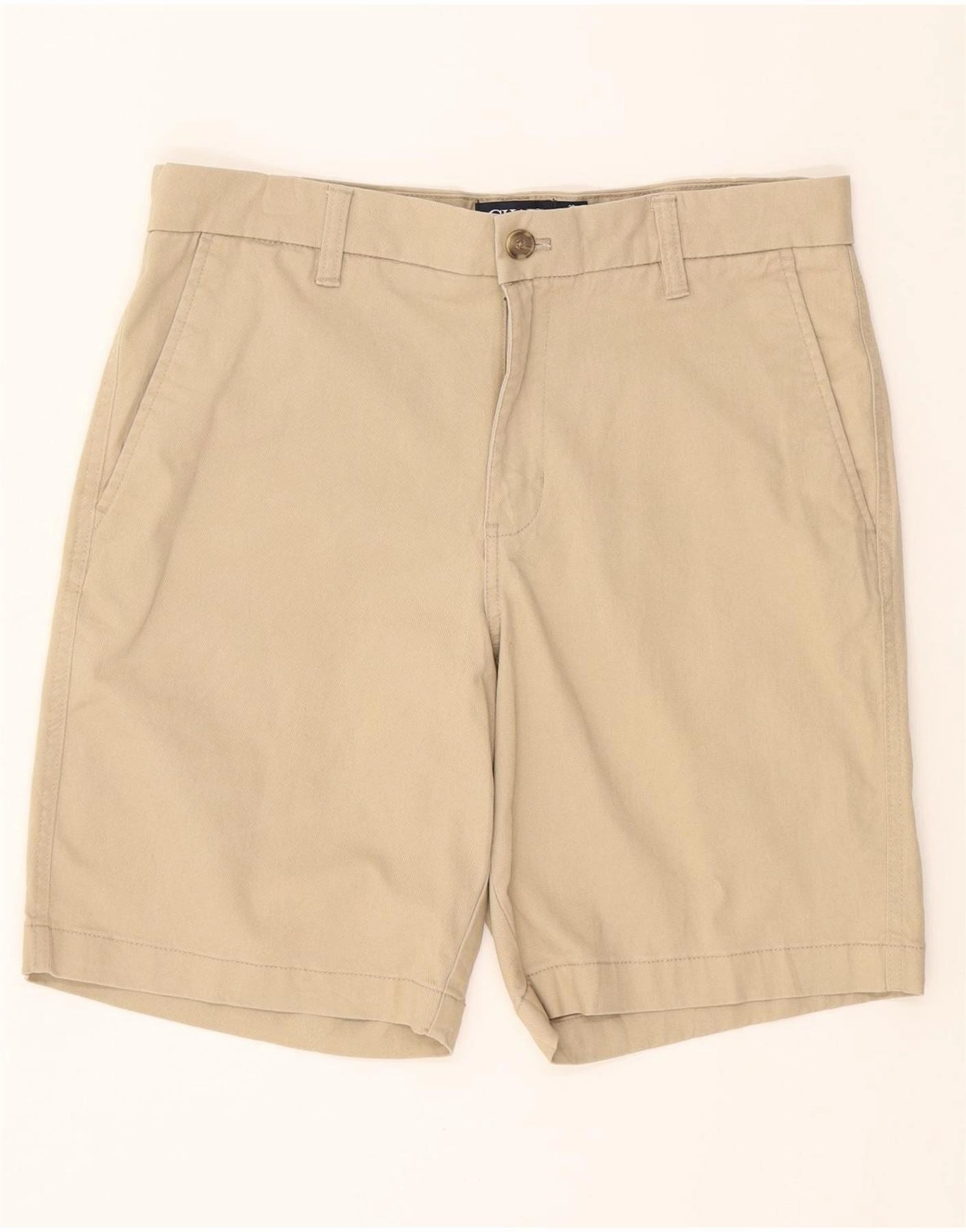 Reflective accents Easy Style CHAPS Mens Chino Shorts W32 Medium Beige Cotton