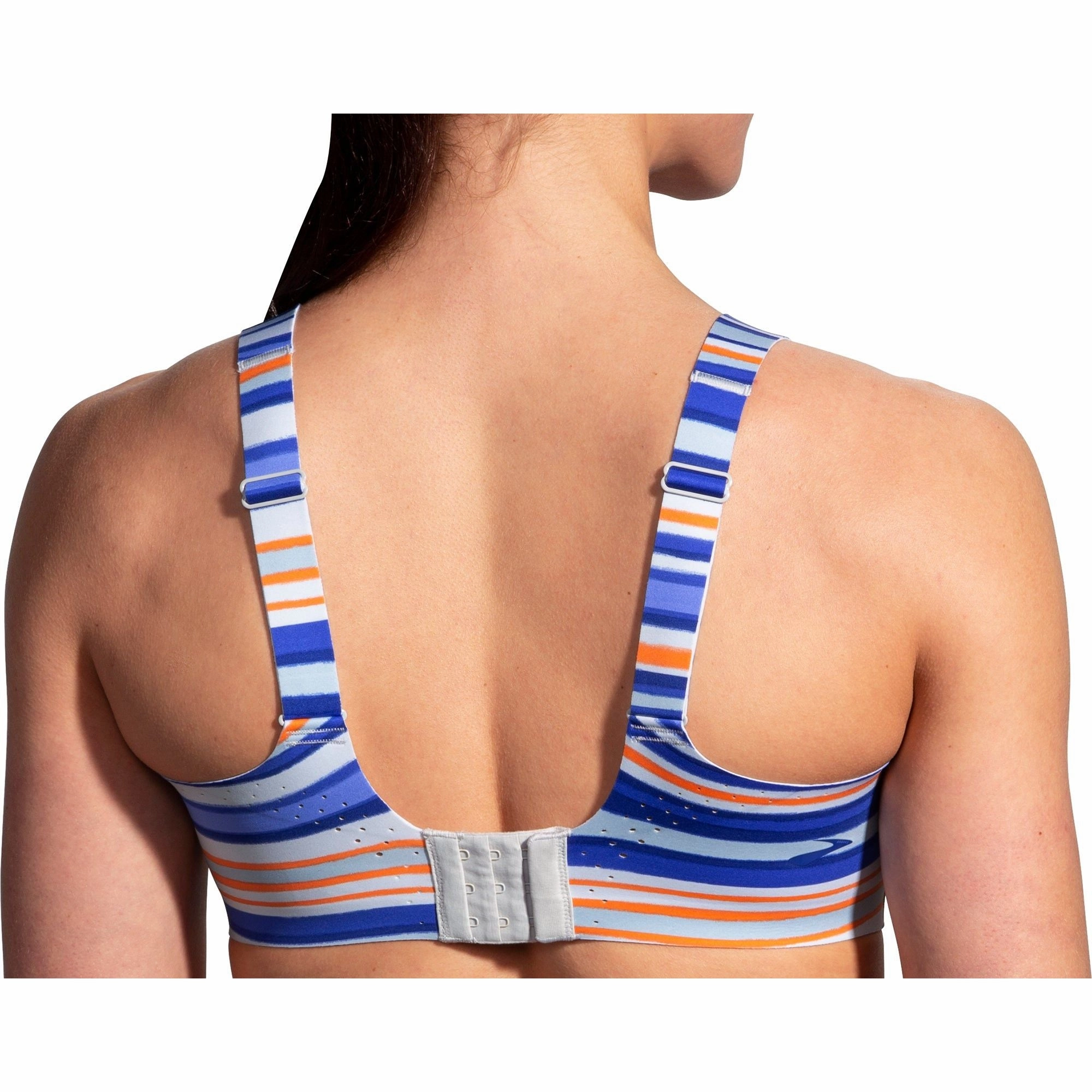 Zipped seams Durable Comfort Brooks Dare Scoopback Womens Sports Bra - Blue