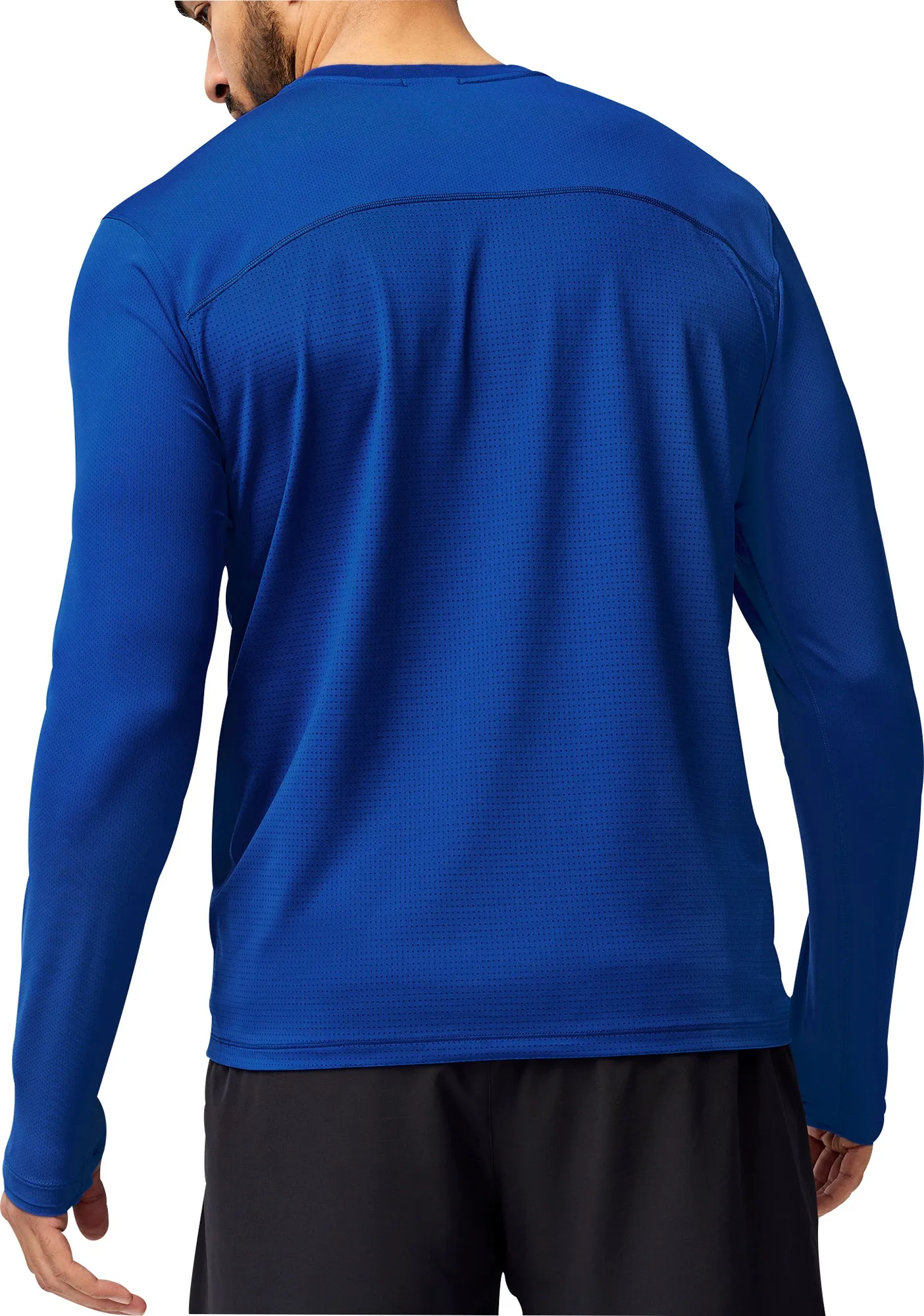 Brooks Atmosphere 3.0 Long Sleeve Mens Running Top - Blue Seasonal Fashion