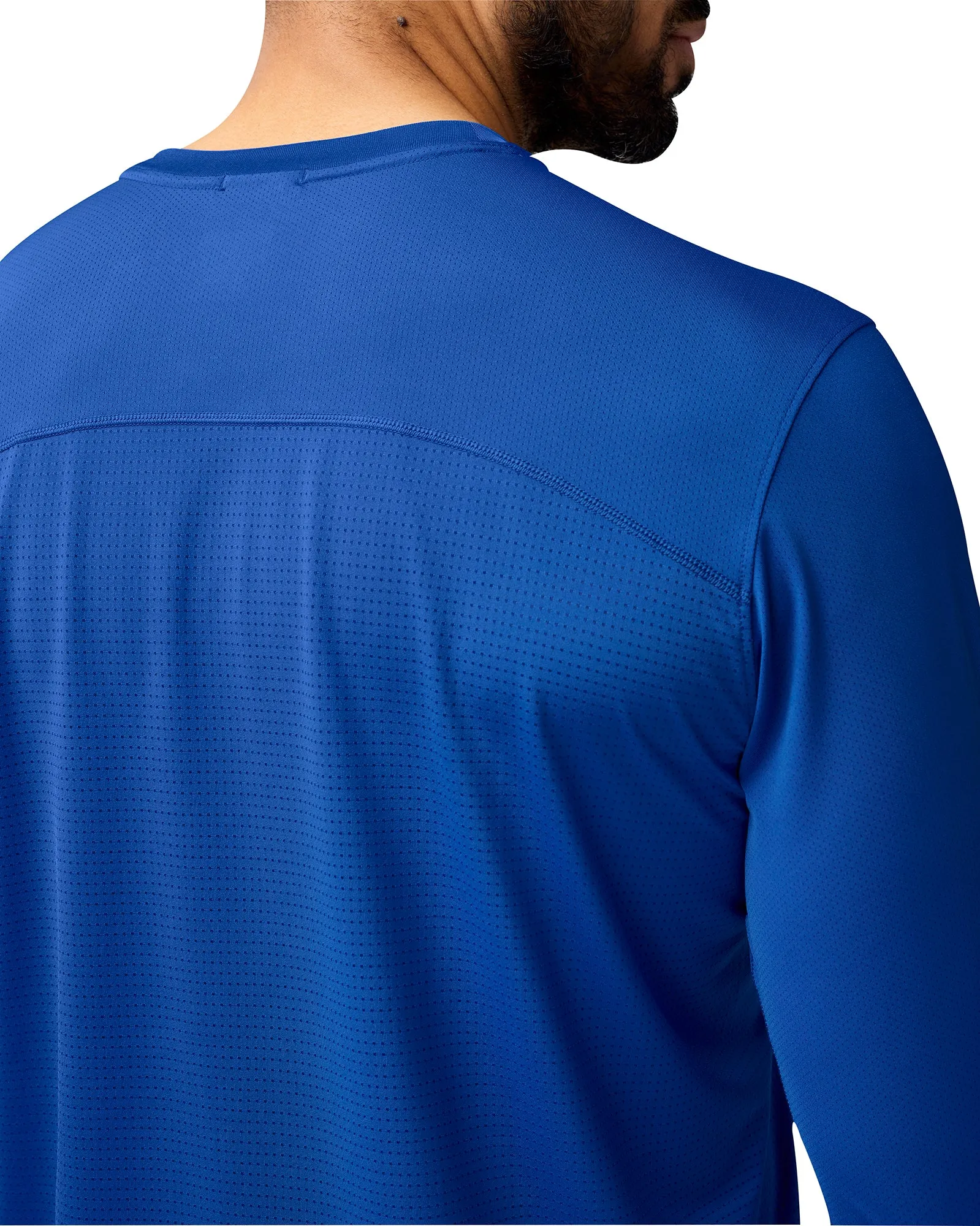 Brooks Atmosphere 3.0 Long Sleeve Mens Running Top - Blue contrast
